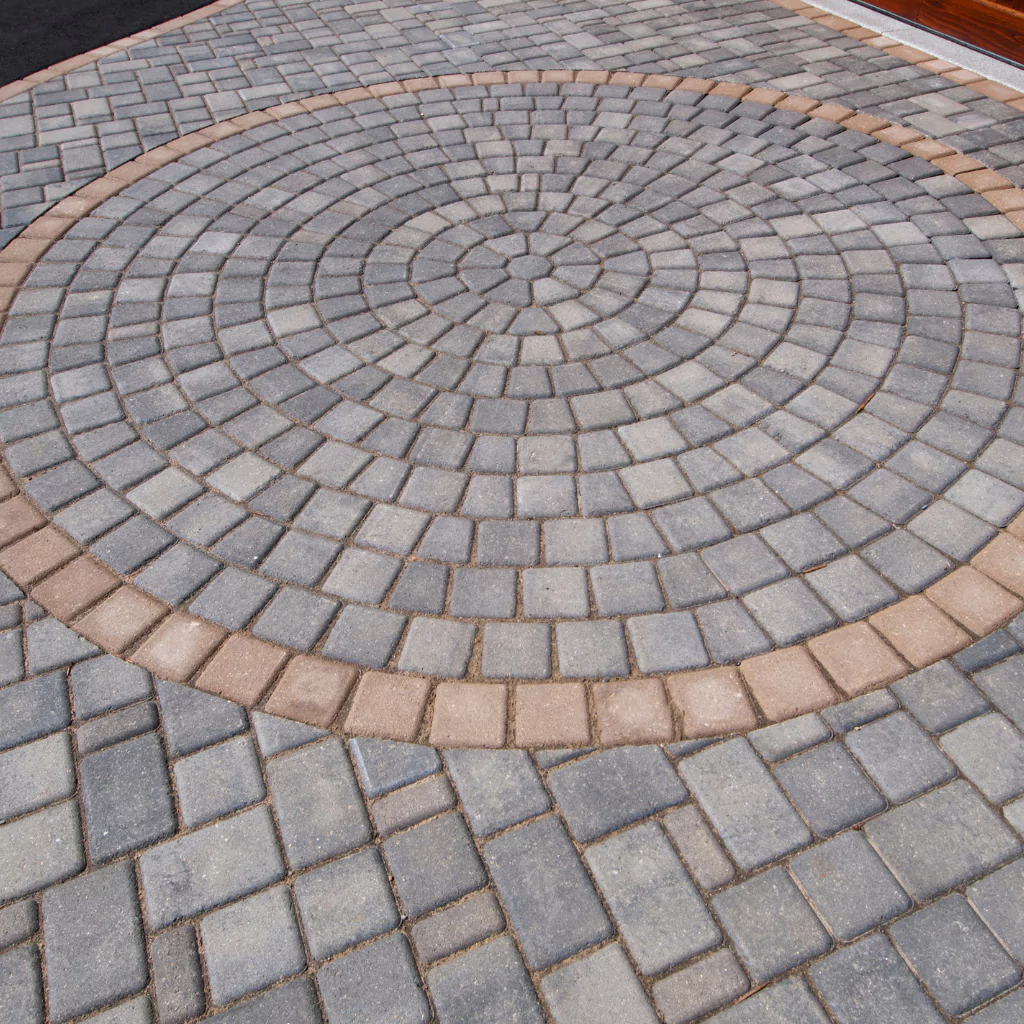 Pavers with different designs