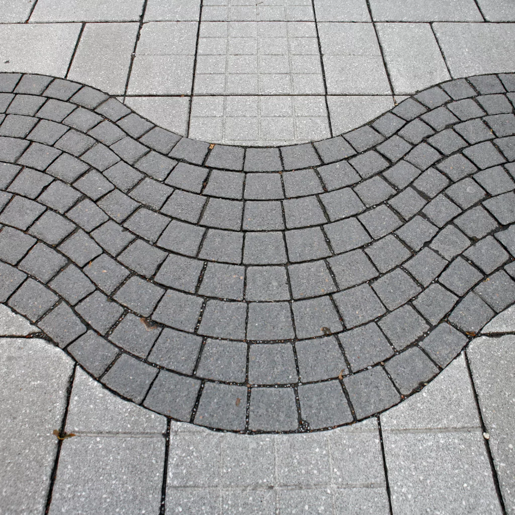 Pavers with different designs